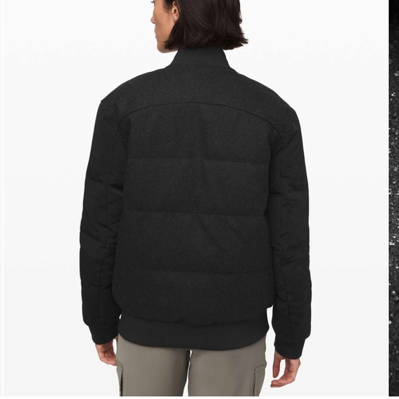 LULULEMON wool reversible bomber🖤 NWOT - Picture 2 of 7